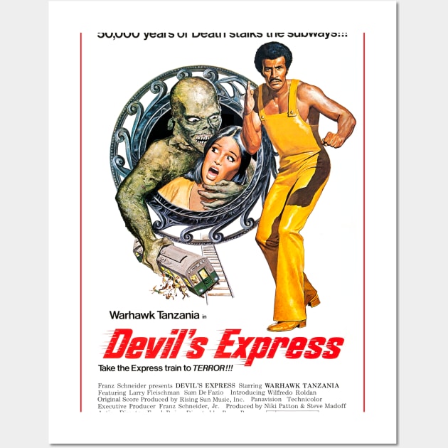 Devil's Express (1976) Wall Art by Scum & Villainy